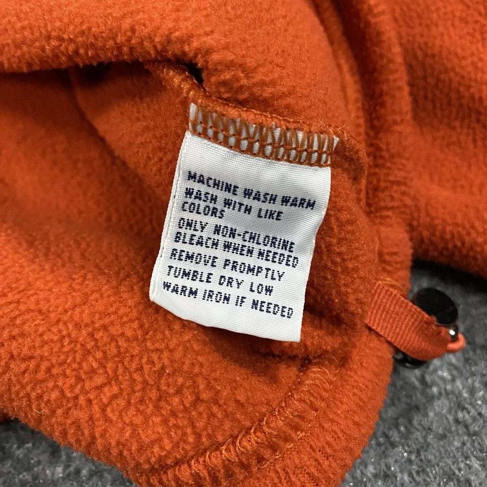 Polo Golf Ralph Lauren Fleece Pullover‎ Mens XL Orange Jacket 1/4 Zip